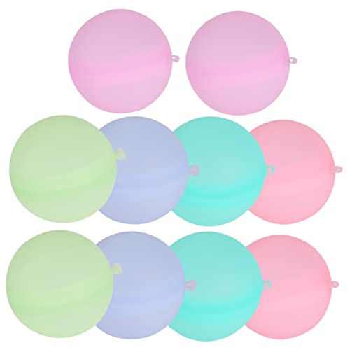 CHICAMPERA 10 Stück Wasserkampfspielzeug interaktives wasserspielzeug Wasserball Schlacht summer fun Wasserkampfbälle Wasserspielzeug für Kieselgel CHICAMPERA 10 Stück Wasserkampfspielzeug interaktives wasserspielzeug Wasserball Schlacht summer fun Wasserkampfbälle Wasserspielzeug für Kieselgel von CHICAMPERA