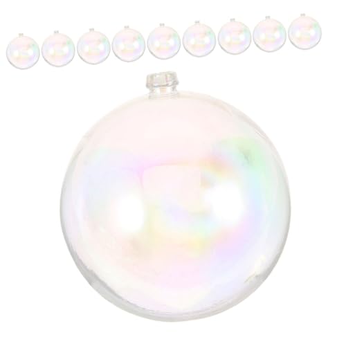 CHICAMPERA 10 Stück Weihnachtsdekorationskugel Weihnachtsball -Ornamente Schillernde Ornamentkugeln Hängend Weihnachten Baum Party Dekorationen Zerschmettert Drinnen Weihnachtsbälle Plastik CHICAMPERA 10 Stück Weihnachtsdekorationskugel Weihnachtsball -Ornamente Schillernde Ornamentkugeln Hängend Weihnachten Baum Party Dekorationen Zerschmettert Drinnen Weihnachtsbälle Plastik von CHICAMPERA