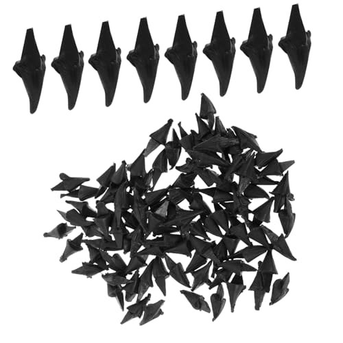 CHICAMPERA 100 Stück Kleines Gelbes Hühnermaul Sicherheits-entenschnabel Mini-hühnerschnabel Entenkükenschnabel Bastelmund Puppenschnabel DIY Tiervogel-kükenschnabel Plastik Black von CHICAMPERA