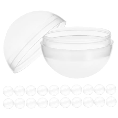 CHICAMPERA 100 Stück Transparente Befüllbare Kapseln Runde Kapseln für Kaugummiautomaten Spielzeugaufbewahrung und Partygeschenke Vielseitige Verpackungsbehälter CHICAMPERA 100 Stück Transparente Befüllbare Kapseln Runde Kapseln für Kaugummiautomaten Spielzeugaufbewahrung und Partygeschenke Vielseitige Verpackungsbehälter von CHICAMPERA