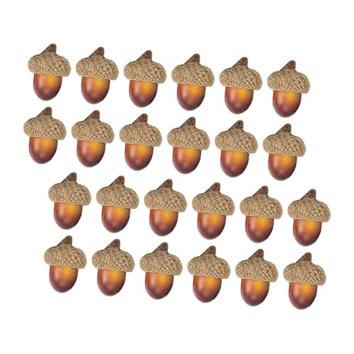 CHICAMPERA 100 Stück Weihnachtsdekoration Eicheln Zum Basteln Für Dekorationen Dekorativ Party Simulation Ornament Klein Requisiten Nuss Winzig Weihnachten Stütze Mini Kappe Schaum Dark Brown CHICAMPERA 100 Stück Weihnachtsdekoration Eicheln Zum Basteln Für Dekorationen Dekorativ Party Simulation Ornament Klein Requisiten Nuss Winzig Weihnachten Stütze Mini Kappe Schaum Dark Brown von CHICAMPERA