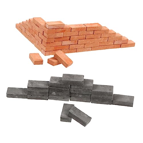 CHICAMPERA 100Stücke Modellbau Ziegelsteine aus Tonmaterial für Feengärten und Kreative Miniaturszenen CHICAMPERA 100Stücke Modellbau Ziegelsteine aus Tonmaterial für Feengärten und Kreative Miniaturszenen von CHICAMPERA