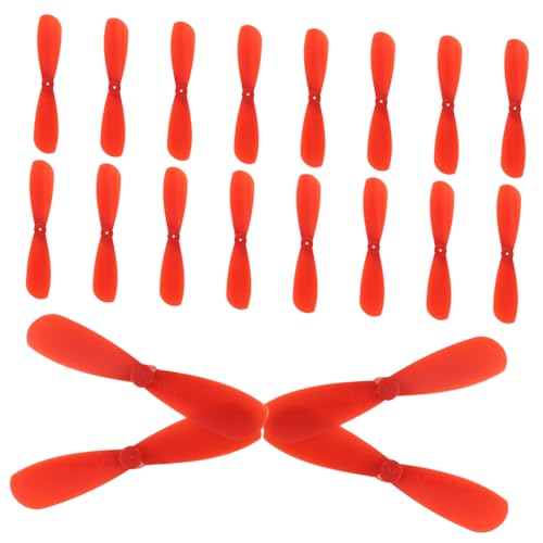 CHICAMPERA 10 Paar Kleiner 2-Flügel Propeller für Rc Spielzeugflugzeuge Kunststoff Propellerteile Kompatibel mit Verschiedenen Motoren Flugzeug Zubehör von CHICAMPERA