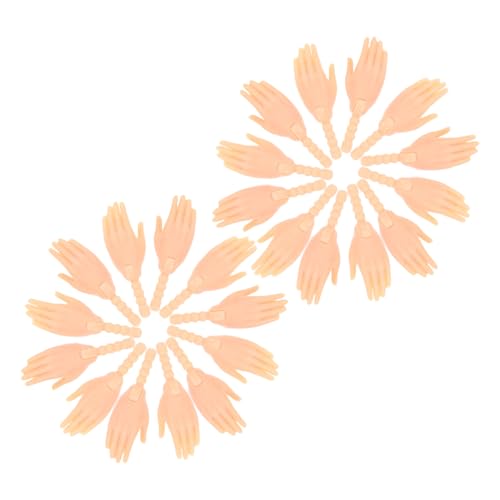 CHICAMPERA 10Paare Gelenkpuppenhände aus Puppenbau Zubehör Realistische Handdesigns für Puppenhersteller für Heimwerker und Puppenprojekte Puppenzubehör für Kreative von CHICAMPERA