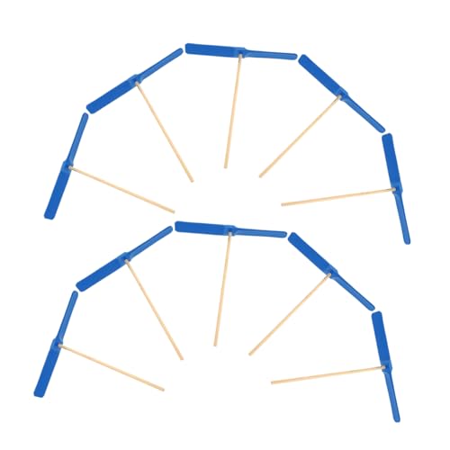 CHICAMPERA 10Stücke Bambus Drachenflieger Spielzeugset Outdoor Und Fangspielzeug Für Fördert Interaktion Zwischen Eltern Und Kindern Für Partys von CHICAMPERA