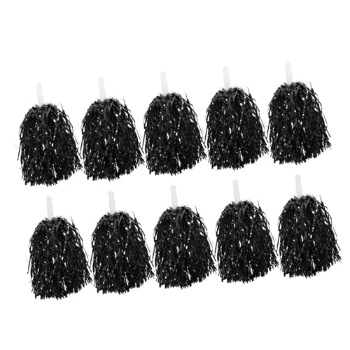 CHICAMPERA 10Stücke Cheerleader Pompons mit Griff Wiederverwendbare Sport Pompons für Tanzaufführungen und Wettbewerbe Requisiten für Sportveranstaltungen und Feiern CHICAMPERA 10Stücke Cheerleader Pompons mit Griff Wiederverwendbare Sport Pompons für Tanzaufführungen und Wettbewerbe Requisiten für Sportveranstaltungen und Feiern von CHICAMPERA