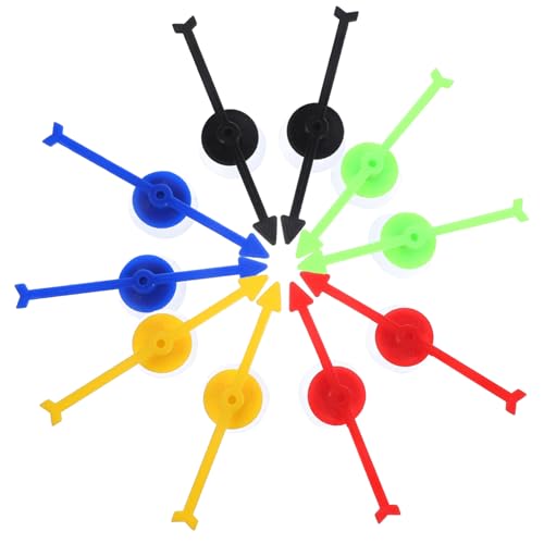 CHICAMPERA 10Stücke Plattenspieler Saugnapf Zeiger Interaktive Spielpfeile für Brettspiele Vielseitig Einsetzbar für Partys Bildung und DIY Projekte Gemischte Farben CHICAMPERA 10Stücke Plattenspieler Saugnapf Zeiger Interaktive Spielpfeile für Brettspiele Vielseitig Einsetzbar für Partys Bildung und DIY Projekte Gemischte Farben von CHICAMPERA