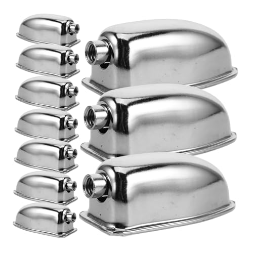 CHICAMPERA 10Stücke Teiliges Metall Snare Drum Lugs für Trommelzubehör Langlebige und Anpassbare Trommelösen für Verbessertes Spielerlebnis für Snare Drums und Verschiedene von CHICAMPERA