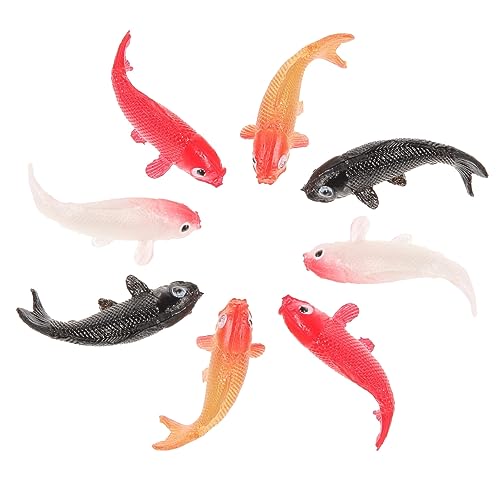 CHICAMPERA 10stücke Miniatur Fischfiguren Teiliges Koi Modell Für Puppenhäuser Realistische Dekoration Langlebig Und Sicher Für Kreatives Spielen CHICAMPERA 10stücke Miniatur Fischfiguren Teiliges Koi Modell Für Puppenhäuser Realistische Dekoration Langlebig Und Sicher Für Kreatives Spielen von CHICAMPERA