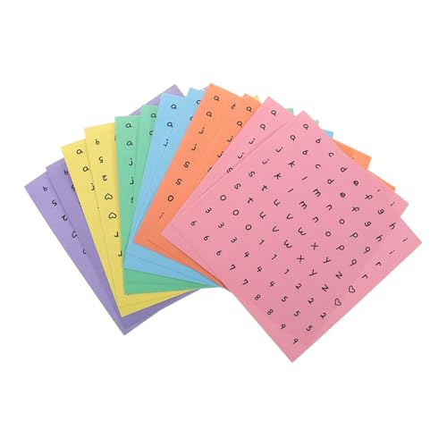CHICAMPERA 12 Blatt Handbuch-Aufkleber Deko Kartenaufkleber Selbstklebende Buchstabenaufkleber DIY-Alphabet-Aufkleber Nummernaufkleber Für Scrapbooking Zahlenaufkleber Zum Selbermachen von CHICAMPERA