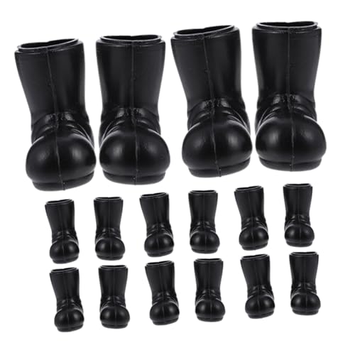 CHICAMPERA 12 Paar Kleine Weihnachtsmann - Stiefel, Mini - kunststoffschuhe, Miniaturschuhe, Mini - weihnachtsschuhe, Modelle, Mini - weihnachtsmann - Schuhe, Figuren, Mini - hausdekorationen von CHICAMPERA