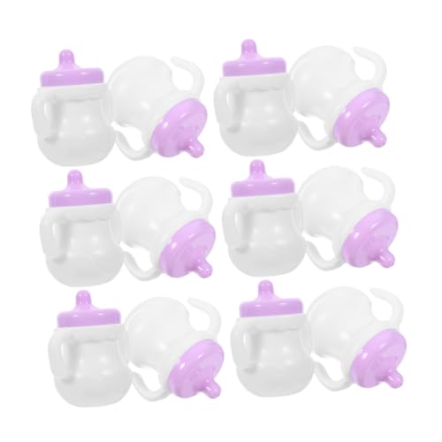 CHICAMPERA 12 Stück Babyflaschenspielzeug Saftflaschen Für Babypuppen Lernspielzeug Für Puppenflaschen Puppenhaus Geben Vor, Hausspielzeug Zu Sein Plastik CHICAMPERA 12 Stück Babyflaschenspielzeug Saftflaschen Für Babypuppen Lernspielzeug Für Puppenflaschen Puppenhaus Geben Vor, Hausspielzeug Zu Sein Plastik von CHICAMPERA