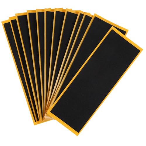 CHICAMPERA 12 Stück Grip Tape für Mini Skateboards Rutsch Schaumstoff Beschichtung für Finger Skateboards für DIY Projekte und Zubehör für Skater von CHICAMPERA