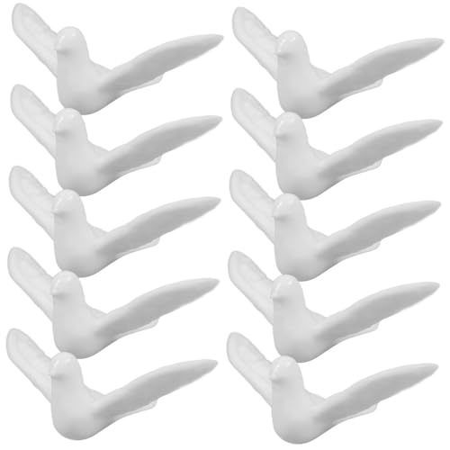 CHICAMPERA 12 Stück Kleines weißes Taubenmodell Kind Mikrotauben Miniaturen falscher Vogel Ornamente winzig Miniaturspielzeug für Puppenhaus Miniatur-Vogelfigur Mini-Taube Taube Miniatur Harz CHICAMPERA 12 Stück Kleines weißes Taubenmodell Kind Mikrotauben Miniaturen falscher Vogel Ornamente winzig Miniaturspielzeug für Puppenhaus Miniatur-Vogelfigur Mini-Taube Taube Miniatur Harz von CHICAMPERA