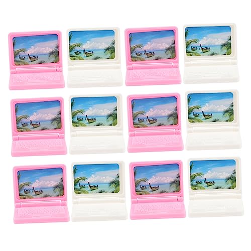 CHICAMPERA 12stücke Miniature Laptop Spielzeug Faltbare Plastiklaptops Für Puppenhaus Für Realistisches Design Für Rollenspiele Und Deko CHICAMPERA 12stücke Miniature Laptop Spielzeug Faltbare Plastiklaptops Für Puppenhaus Für Realistisches Design Für Rollenspiele Und Deko von CHICAMPERA