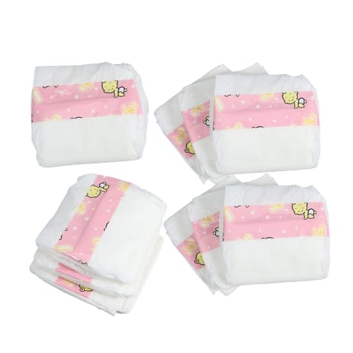 CHICAMPERA 12 Stück Puppenunterhosen, Niedliche Realistische Puppenwindeln, Funktionale Puppenwindeln Für Kinder, Puppenwindeln, Puppenspielzeugwindeln, Zubehör CHICAMPERA 12 Stück Puppenunterhosen, Niedliche Realistische Puppenwindeln, Funktionale Puppenwindeln Für Kinder, Puppenwindeln, Puppenspielzeugwindeln, Zubehör von CHICAMPERA