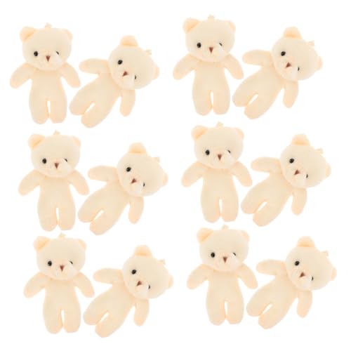 CHICAMPERA 12 Stück Süße Mini Figuren Dekorative Tragbare für Schlüsselanhänger Taschen und Mehr für DIY Dekorationen Mitgebsel von CHICAMPERA