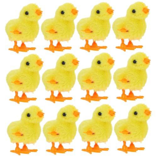 CHICAMPERA 12 Stück Teiliges Aufziehspielzeug Niedliche Gelbe Küken Mechanisches mit Einfachem Aufziehen Hüpfen Wie Echte Tiere Dekorativ und Kindgerecht als und Osterdeko CHICAMPERA 12 Stück Teiliges Aufziehspielzeug Niedliche Gelbe Küken Mechanisches mit Einfachem Aufziehen Hüpfen Wie Echte Tiere Dekorativ und Kindgerecht als und Osterdeko von CHICAMPERA