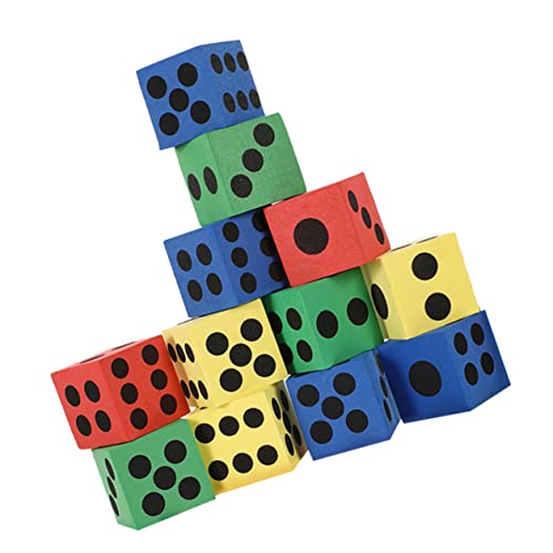 CHICAMPERA 12 Stück Teiliges Bunter Schaumstoffwürfel Lernspielzeug für Partyspiele Mathe und Zählübungen Groß Farblich Zufällig für Kindergarten und Klassenzimmer Zufällige Zufällige Farbe CHICAMPERA 12 Stück Teiliges Bunter Schaumstoffwürfel Lernspielzeug für Partyspiele Mathe und Zählübungen Groß Farblich Zufällig für Kindergarten und Klassenzimmer Zufällige Zufällige Farbe von CHICAMPERA