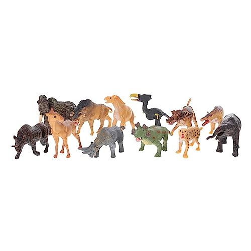 CHICAMPERA 12 Stück Waldtiermodell Desktop -Verzierungen Tierstatuen Heimdekorationen Lebendiges Tierhandwerk Filigrane Tierfiguren Plastik CHICAMPERA 12 Stück Waldtiermodell Desktop -Verzierungen Tierstatuen Heimdekorationen Lebendiges Tierhandwerk Filigrane Tierfiguren Plastik von CHICAMPERA