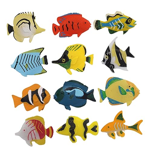 CHICAMPERA 12 Stücke Tropische Fische Modell Meer Tier Tropische Fische CHICAMPERA 12 Stücke Tropische Fische Modell Meer Tier Tropische Fische von CHICAMPERA