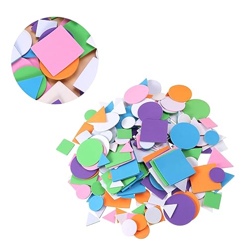 CHICAMPERA 1250 Stück Eva Geometrische Formen Aufkleber Teile Selbstklebende Schaumstoff Sticker in Bunten Farben für Bastelprojekte Schulmaterialien und Klassendekoration Packungen CHICAMPERA 1250 Stück Eva Geometrische Formen Aufkleber Teile Selbstklebende Schaumstoff Sticker in Bunten Farben für Bastelprojekte Schulmaterialien und Klassendekoration Packungen von CHICAMPERA