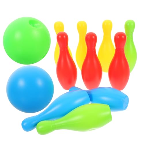 CHICAMPERA 12Stücke Bowling Set Teiliges für Eltern Junge Mädchen Interaktion mit Kegeln und Bällen Farbenfrohes Bowling Koordination und Farbverständnis CHICAMPERA 12Stücke Bowling Set Teiliges für Eltern Junge Mädchen Interaktion mit Kegeln und Bällen Farbenfrohes Bowling Koordination und Farbverständnis von CHICAMPERA