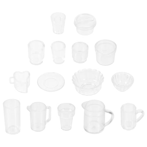 CHICAMPERA 15 Stück Teiliges Mini Küchen Geschirrset für Puppenhaus Dekorative Miniaturen Design für Kreative Spielwelten und Lernspielzeug CHICAMPERA 15 Stück Teiliges Mini Küchen Geschirrset für Puppenhaus Dekorative Miniaturen Design für Kreative Spielwelten und Lernspielzeug von CHICAMPERA