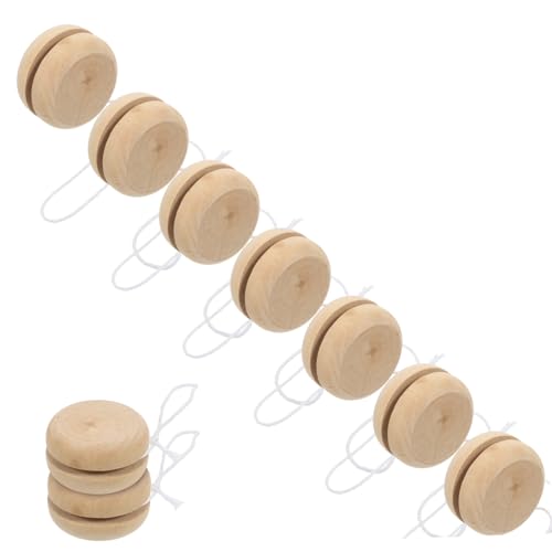 CHICAMPERA 15stücke Teiliges Holzspielzeug Yo-yo Für Junge Mädchen Kreatives Gestalten Und Spielen Für Geburtstagsfeiern Und Bastelaktivitäten Fördert Kreativität Und Ästhetik von CHICAMPERA