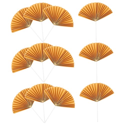 CHICAMPERA 16 Stück Teiliges Papier Fächer Tortendeko Cake Topper für Geburtstagsfeiern Cupcake Picks und Kreative Dekorationen für Besondere Anlässe CHICAMPERA 16 Stück Teiliges Papier Fächer Tortendeko Cake Topper für Geburtstagsfeiern Cupcake Picks und Kreative Dekorationen für Besondere Anlässe von CHICAMPERA