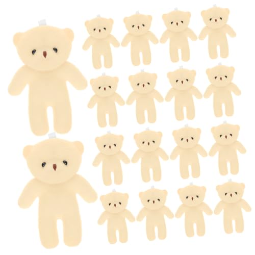 CHICAMPERA 18 Stück Anhänger Teiliges aus Adorablen Tragbaren Bärenfiguren für Schlüsselanhänger Taschen und Dekorationen und Langlebig von CHICAMPERA