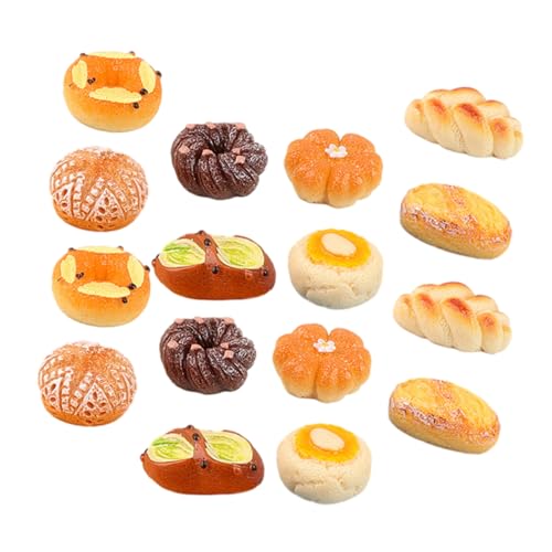 CHICAMPERA 18Stücke Simulation Brot Modell Resin Backwaren Dekoration Zubehör Für Lebensmittelmodelle Und Requisiten CHICAMPERA 18Stücke Simulation Brot Modell Resin Backwaren Dekoration Zubehör Für Lebensmittelmodelle Und Requisiten von CHICAMPERA
