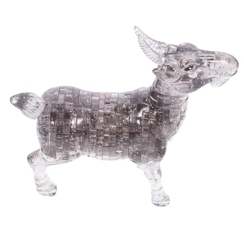 CHICAMPERA 1Pc Dreidimensionale Ziege Spaß Für 3D Puzzles Für Tier Kristallglas Ornament Kristall Geburtstagsgeschenk Grau CHICAMPERA 1Pc Dreidimensionale Ziege Spaß Für 3D Puzzles Für Tier Kristallglas Ornament Kristall Geburtstagsgeschenk Grau von CHICAMPERA