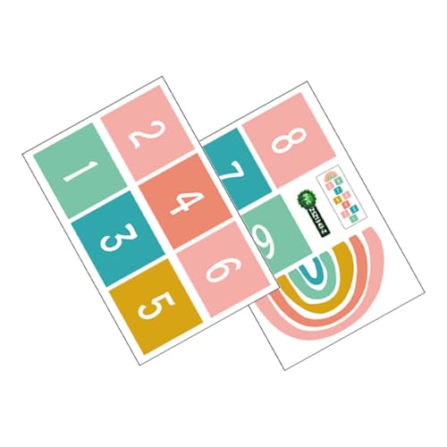 CHICAMPERA 1Satz Abnehmbare Selbstklebende Bodenaufkleber Für Aufkleber Im Kindergarten Stil Für Kreative Boden Und Wanddekoration Im Kinderzimmer von CHICAMPERA