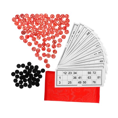 CHICAMPERA 1Satz Bingo Brettspielset aus Holz Interaktives Bingo für Erwachsene Bingokarten für Partys und Familienabende Kompakte und Ausführung CHICAMPERA 1Satz Bingo Brettspielset aus Holz Interaktives Bingo für Erwachsene Bingokarten für Partys und Familienabende Kompakte und Ausführung von CHICAMPERA