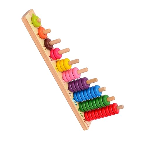 CHICAMPERA 1satz Bildungs-Spielzeug Aus Holz Für Junge Mädchen Mathematisches Lernspielzeug Große Bauklötze Für Frühe Erziehung Interaktive Spielmöglichkeiten Für Jungen Und Mädchen von CHICAMPERA