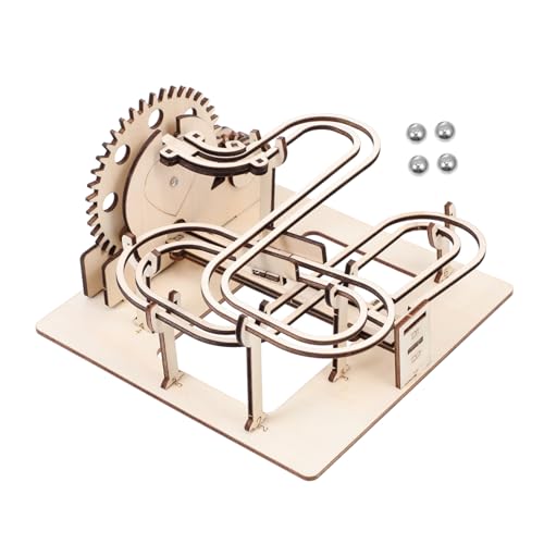 CHICAMPERA 1Satz Holz Marmor Puzzle Mechanisches Puzzlespielzeug für DIY Holzlaufbahn mit Kugel Fördert Kreativität und Feinmotorik Sicher und Langlebig für Experimente CHICAMPERA 1Satz Holz Marmor Puzzle Mechanisches Puzzlespielzeug für DIY Holzlaufbahn mit Kugel Fördert Kreativität und Feinmotorik Sicher und Langlebig für Experimente von CHICAMPERA