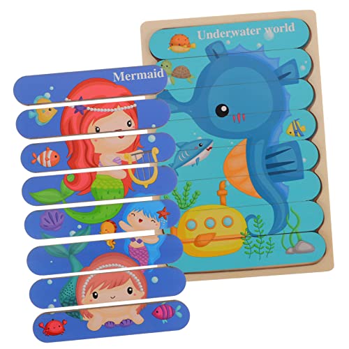 CHICAMPERA 1Satz Holzpuzzle für Pädagogisches Holzspielzeug Feinmotorik und Logischen Denkfähigkeit Langlebig und Sicher für Vorschulkinder LXL Meerjungfrau CHICAMPERA 1Satz Holzpuzzle für Pädagogisches Holzspielzeug Feinmotorik und Logischen Denkfähigkeit Langlebig und Sicher für Vorschulkinder LXL Meerjungfrau von CHICAMPERA