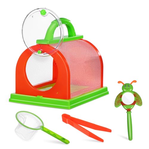 CHICAMPERA 1Satz Insektenfänger für Teiliges Outdoor Kit mit Kescher Lupe und Insektenbox Langlebig und Sicher für Kleine für Insektenbeobachtungen CHICAMPERA 1Satz Insektenfänger für Teiliges Outdoor Kit mit Kescher Lupe und Insektenbox Langlebig und Sicher für Kleine für Insektenbeobachtungen von CHICAMPERA
