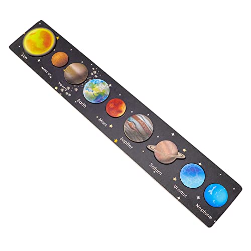 CHICAMPERA 1Satz Interaktives Planetensystem Puzzle Kognitives für Frühe Bildung der Praktischen Fähigkeiten Fördert Motorische und Soziale Fähigkeiten für Jungen von CHICAMPERA