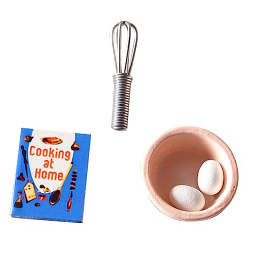 CHICAMPERA 1Satz Miniaturspielzeug Teiliges Küchenset Mit Mini Ei Schlägern Und Mini Ei Schalen Für Puppenhaus Zubehör Für Mini Hausbedarf Und Kreatives CHICAMPERA 1Satz Miniaturspielzeug Teiliges Küchenset Mit Mini Ei Schlägern Und Mini Ei Schalen Für Puppenhaus Zubehör Für Mini Hausbedarf Und Kreatives von CHICAMPERA