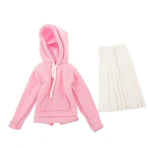 CHICAMPERA 1Satz Puppenoutfit Für Puppen Süßes Sweatshirt Und Rock Kreatives Design Für Kindertag Geburtstage Und Partys Leicht Und Tragbar von CHICAMPERA