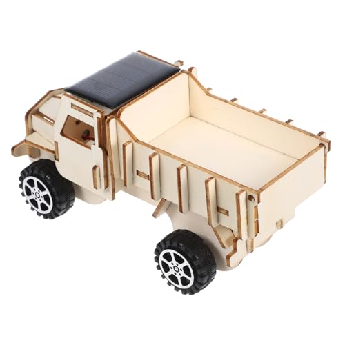 CHICAMPERA 1Satz Solarbetriebene Fahrzeugmodellbau Kit für DIY Experimente Lernspielzeug Handgefertigtes Solarauto Pädagogisches für Kreative Wissenschaftsprojekte Robustes Material von CHICAMPERA