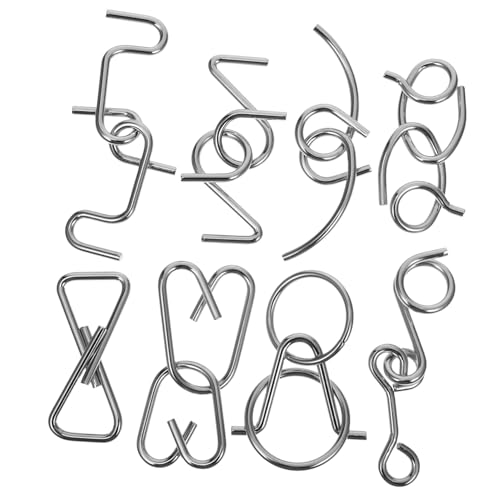 CHICAMPERA 1Satz Teilige Interlock Puzzles Physik Mind Metal Rätsel Lernspielzeug Für Erwachsene Und Gehirn Interlock Rätsel Logikspielzeug Knobelspiel Für Kreative von CHICAMPERA