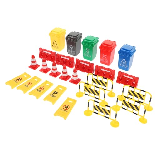 CHICAMPERA 1Satz Verkehrszeichen Spielzeugset Teiliges Modell mit Verkehrskegeln Schutzbarrieren und Warnschildern Pädagogisches für Kreative Sicher und Langlebig CHICAMPERA 1Satz Verkehrszeichen Spielzeugset Teiliges Modell mit Verkehrskegeln Schutzbarrieren und Warnschildern Pädagogisches für Kreative Sicher und Langlebig von CHICAMPERA