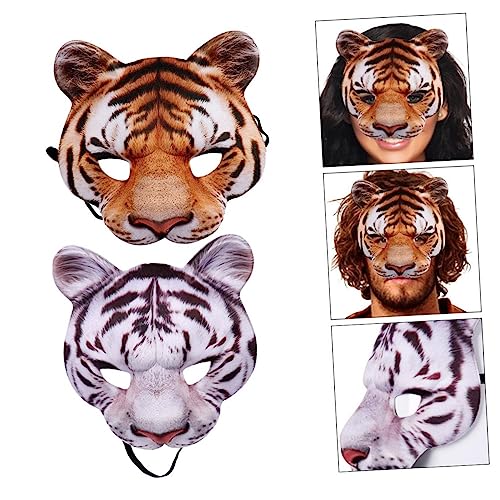 CHICAMPERA 1Set 2 Stücke Tier Maske Halloween Kostüm Karneval Scary Tier Tiger Lustige Weiche Cosplay Kostüm Erwachsene Partei Phantasie Kleid Tier Kostüm Und CHICAMPERA 1Set 2 Stücke Tier Maske Halloween Kostüm Karneval Scary Tier Tiger Lustige Weiche Cosplay Kostüm Erwachsene Partei Phantasie Kleid Tier Kostüm Und von CHICAMPERA