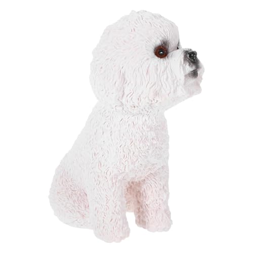 CHICAMPERA 1Stück Mini Modell Figur Realistische Haustier Hund Dekoration für Weiß Hochwertiges Handwerksstück für Schreibtisch Langlebiges Pudelspielzeug CHICAMPERA 1Stück Mini Modell Figur Realistische Haustier Hund Dekoration für Weiß Hochwertiges Handwerksstück für Schreibtisch Langlebiges Pudelspielzeug von CHICAMPERA
