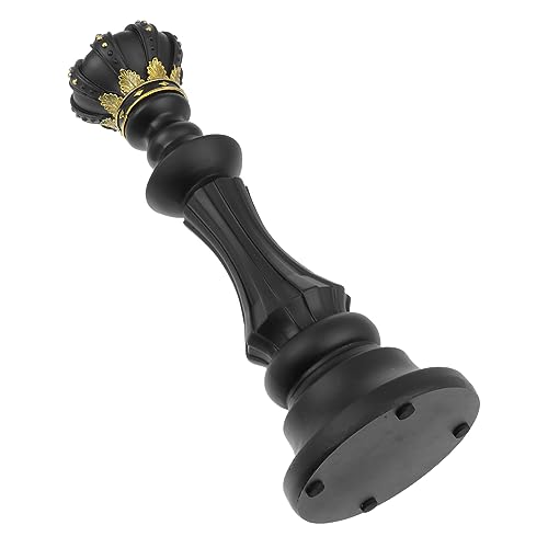 CHICAMPERA 1Stück Mittelgroße Kreative Schachkönig Harzfigur Dekoratives Element Für Wohnbereich Desktop Einzigartiges Handwerk Für Stilvolle Inneneinrichtung von CHICAMPERA