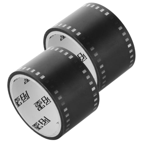 CHICAMPERA 2 Rollen Film Film Aufkleber Klebeband Schwarz The Pet von CHICAMPERA