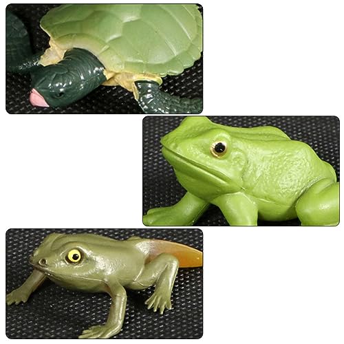 CHICAMPERA 2 Sätze Tierfiguren zur Simulation des Wachstums von Schildkröten und Fröschen Lernspielzeug für Tierentwicklung Fotodekoration CHICAMPERA 2 Sätze Tierfiguren zur Simulation des Wachstums von Schildkröten und Fröschen Lernspielzeug für Tierentwicklung Fotodekoration von CHICAMPERA